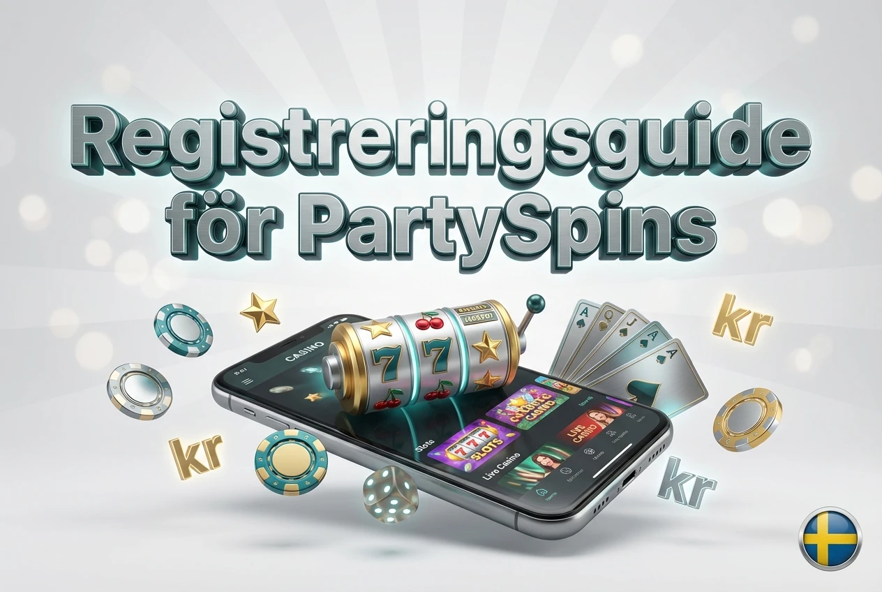 Registreringsguide för PartySpins